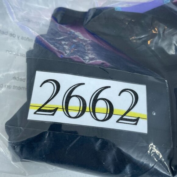 TYR Womens DriMax Black Swim Skirt With Purple & Aqua Stripes Size Large 2662 - Picture 8 of 9